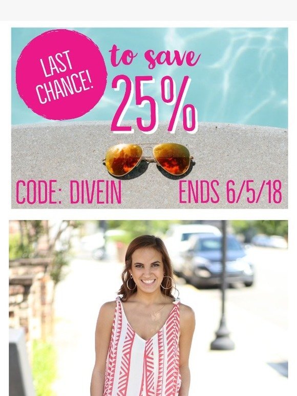 LAST CHANCE....25% OFF EVERYTHING!