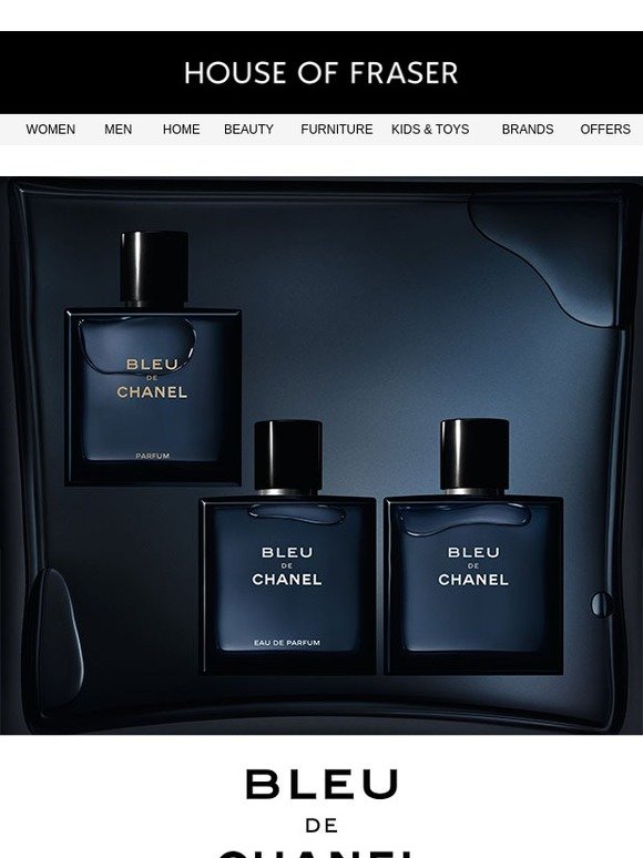 house of fraser bleu de chanel