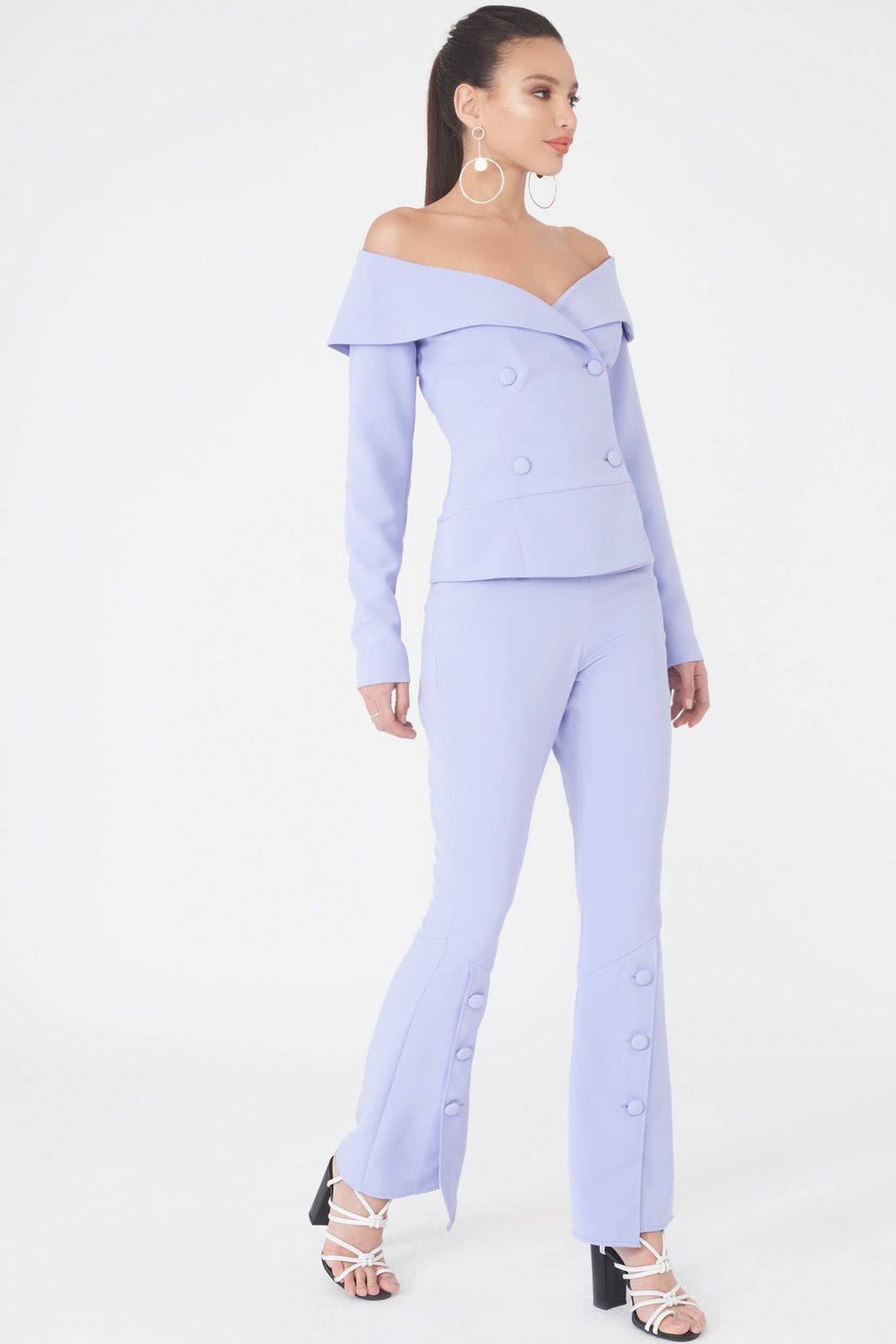 Image of Bell Hem Tailored Trouser