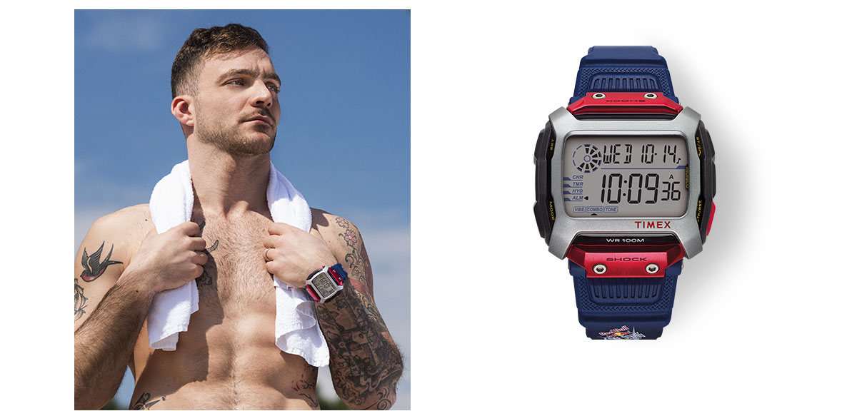 Timex red clearance bull edition