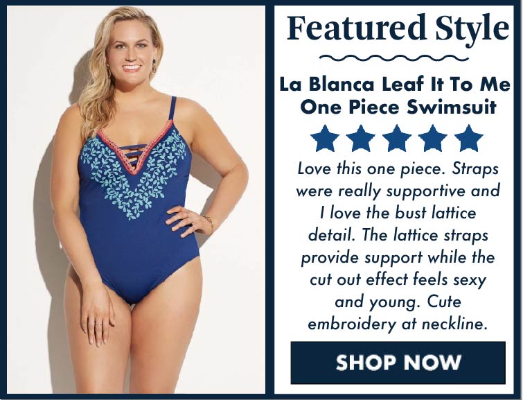 La Blanca Leaf It To Me One Piece Swimsuit