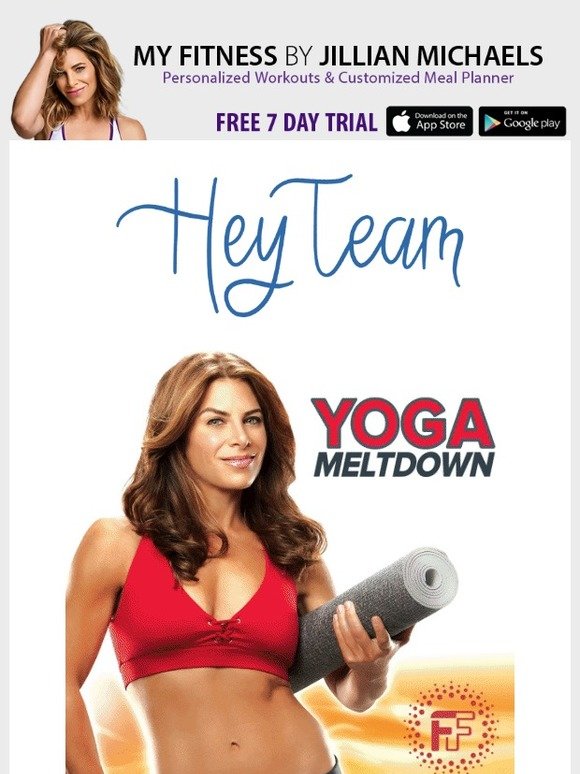 jillian michaels yoga meltdown free