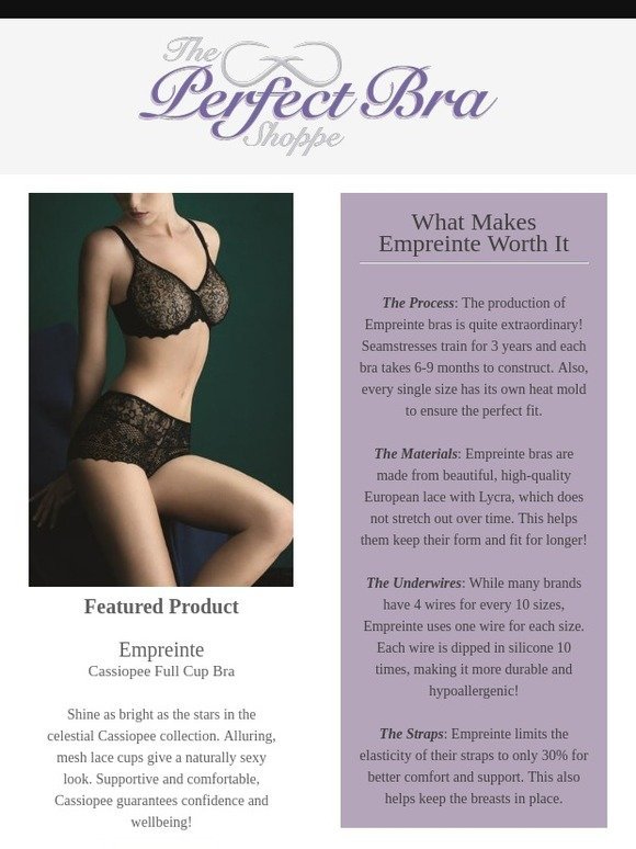 The Perfect Bra Shoppe - Bras, Lingerie and Swimwear: What do Cookie  Monster, armor, and lettuce have in common?