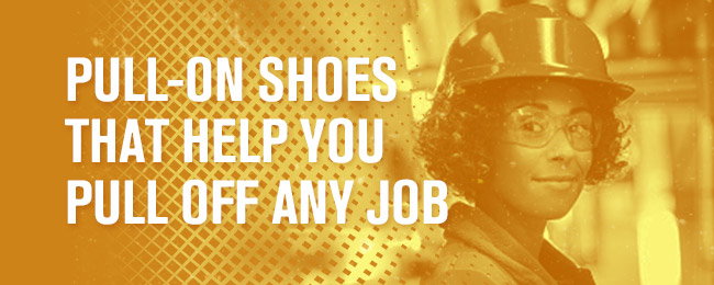 SHOP PULL-ON WORK BOOTS