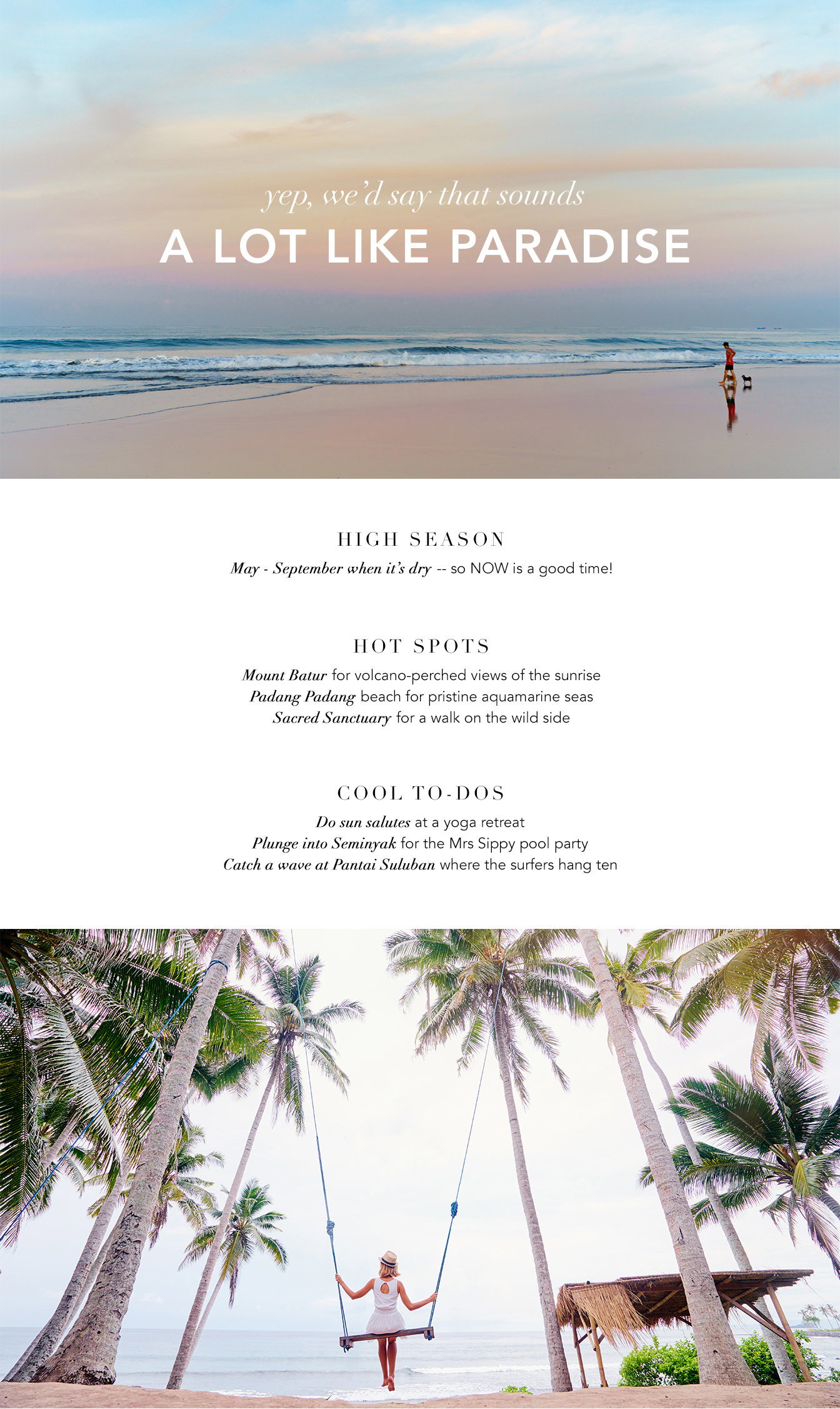 Coordinates Collection: 📍 Where we're envying: Bali, Indonesia | Milled