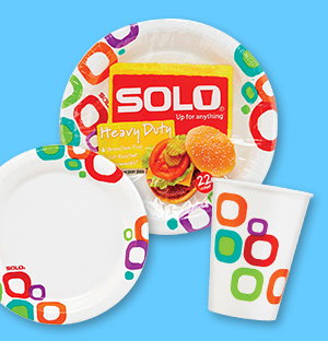 DOORBUSTER DEAL! 1.99 PACK REG. $2.99 Solo® Heavy Duty Plates & Cups
