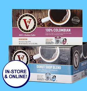 DOORBUSTER DEAL! 19.99 EACH REG. $24.99 Victor Allen's® Coffee 80-Ct. Single-Serve Brew Cups