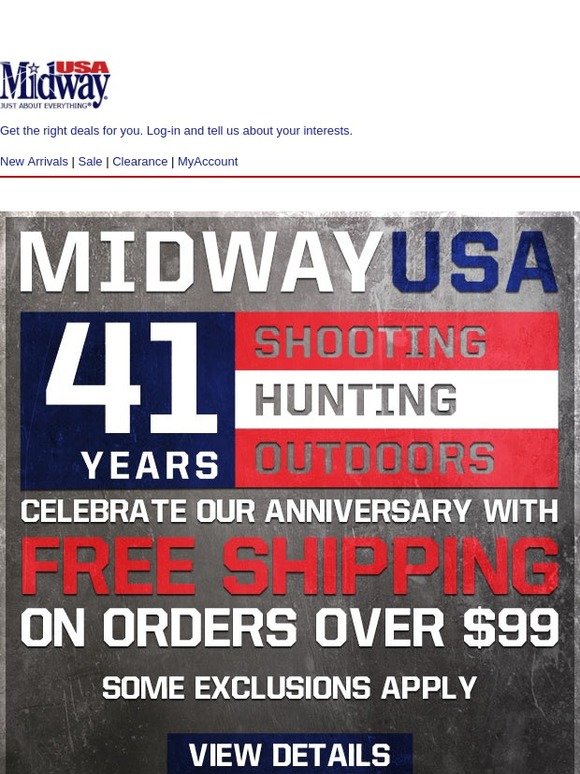 MidwayUSA Last Chance for Free Shipping on Orders Over 99! Milled