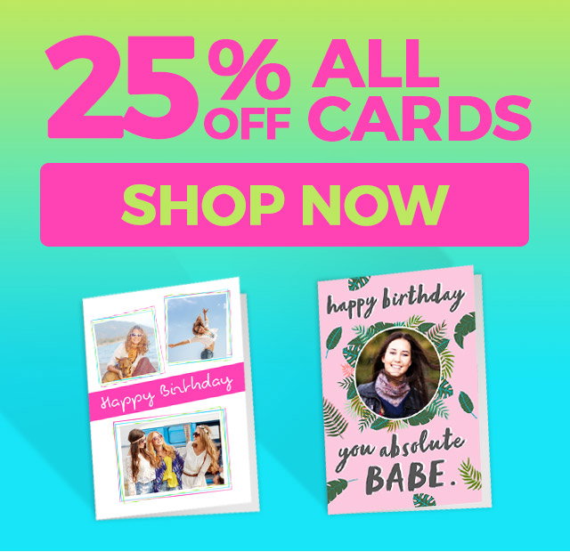 25% Off Cards
