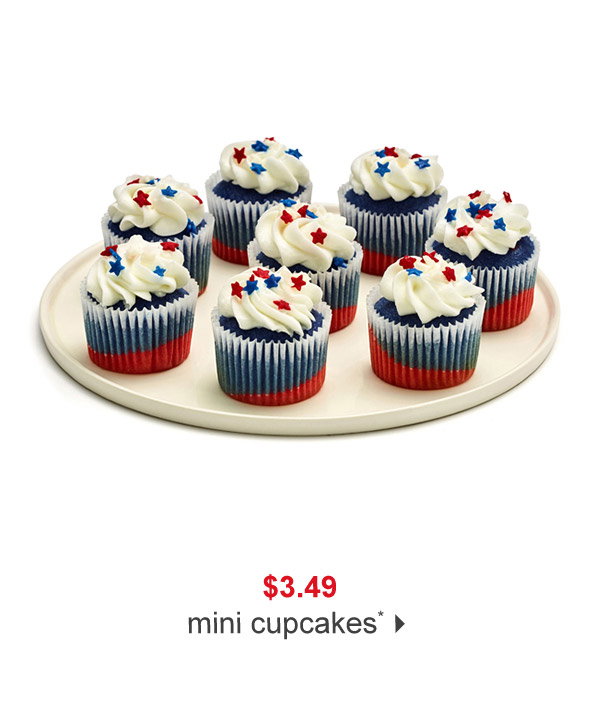 $3.49 mini cupcakes*