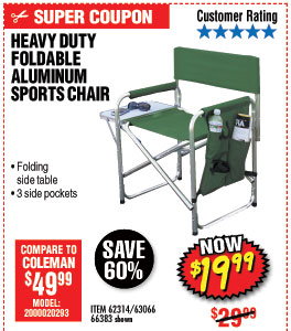 Foldable Aluminum Sports Chair