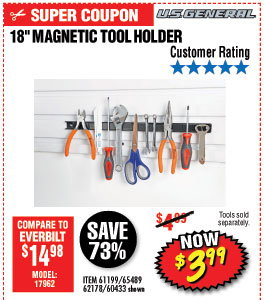 18 in. Magnetic Tool Holder