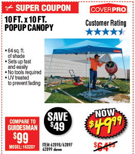 10 ft. x 10 ft. Pop-Up Canopy