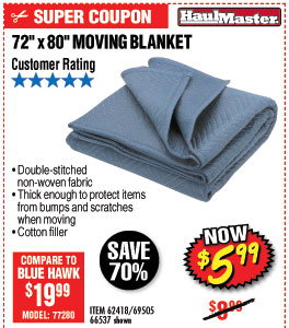 72 in. x 80 in. Moving Blanket