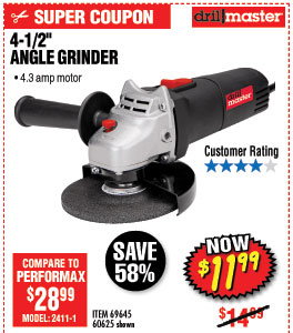 4-1/2 in. 4.3 Amp Angle Grinder