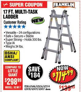 17 Ft. Type IA Multi-Task Ladder