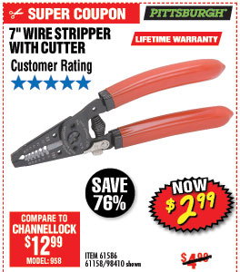 7 in. Wire Stripper with Cutter