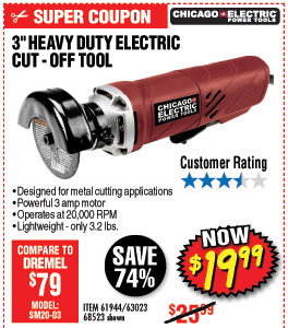 3 in. Heavy Duty Electric Cut-Off Tool