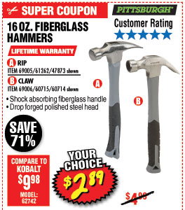 16 oz. Fiberglass Rip Hammer