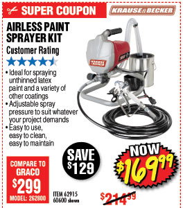 Airless Paint Sprayer Kit