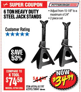 6 ton Steel Jack Stands