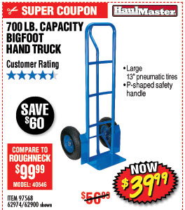 700 lb. Capacity Bigfoot Hand Truck