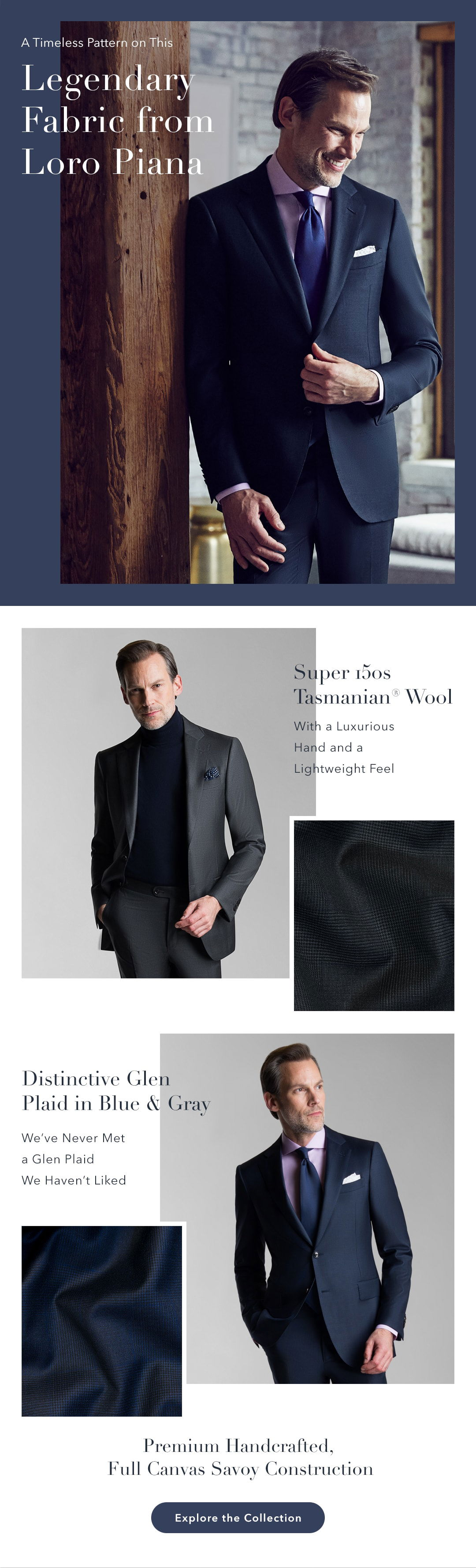 Black Lapel: ⚫ (1) New message: Loro Piana Tasmanian Wool Fabric