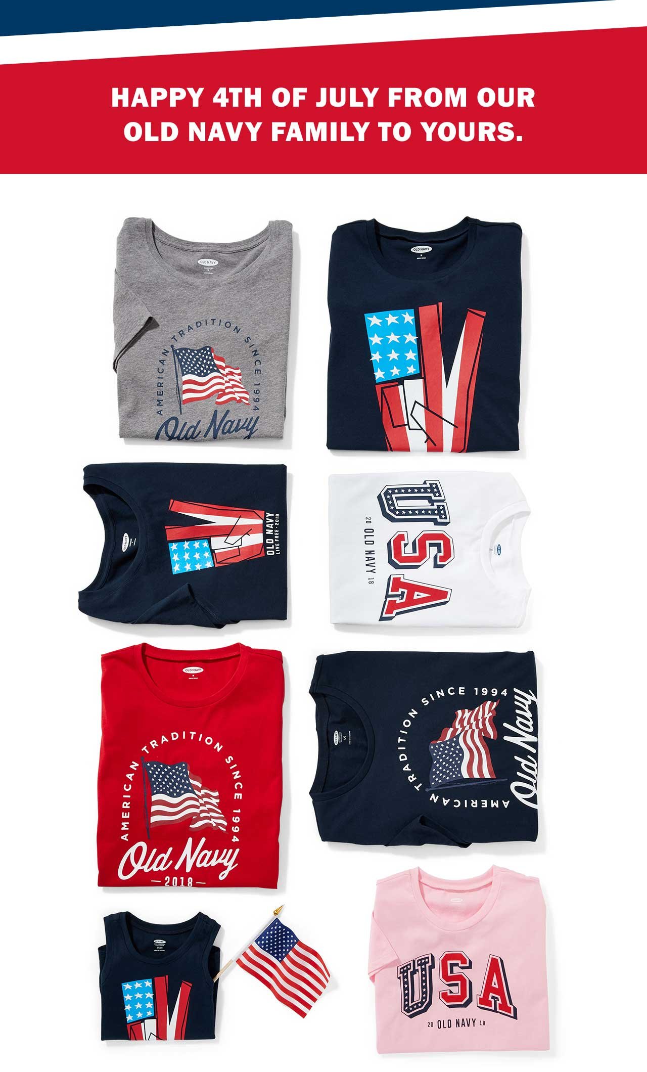 Old Navy on X: ❤️They're not just tees, they're tradition