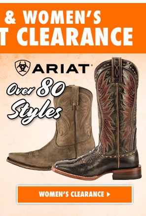 ariat clearance