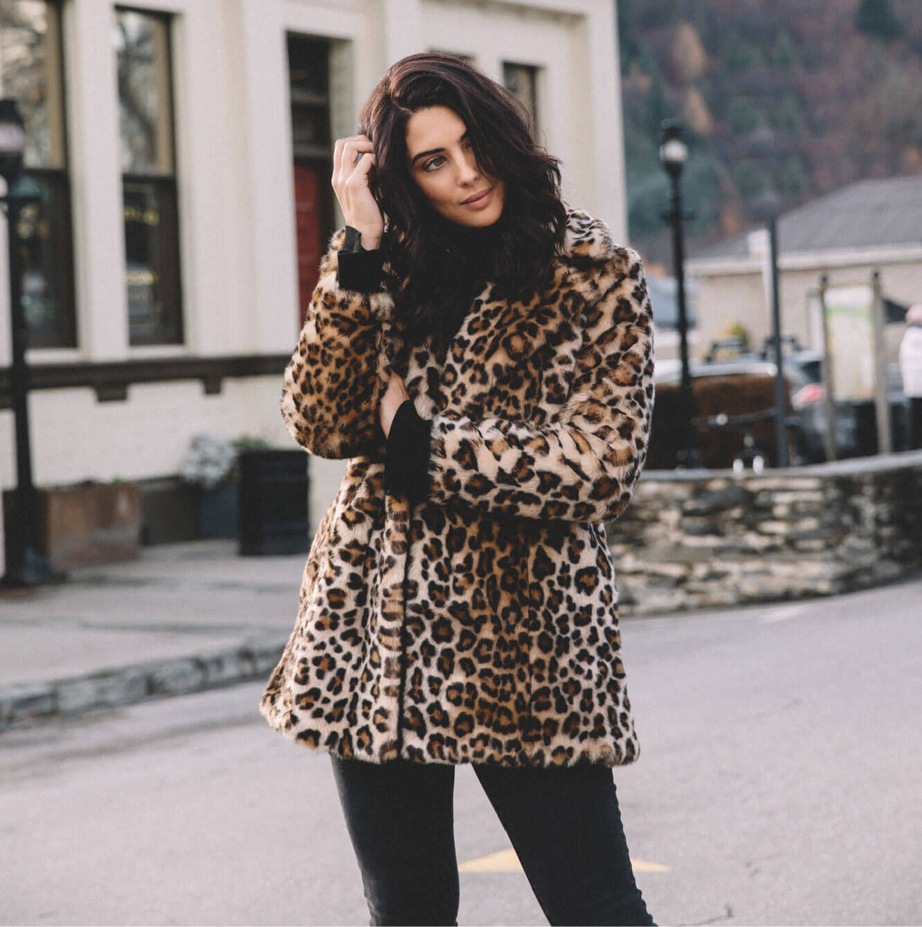 forever new leopard coat