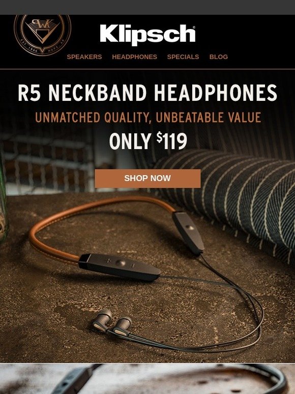 klipsch neckband r5
