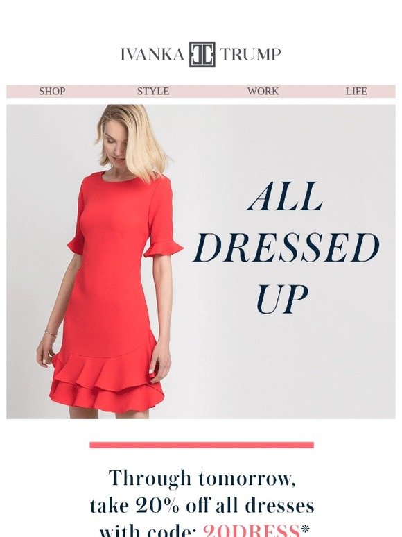 20% off dresses