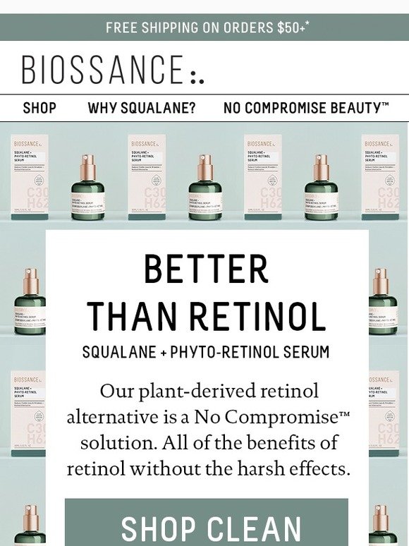 Biossance Better than retinol Milled