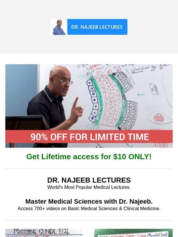 how to download dr najeeb lectures