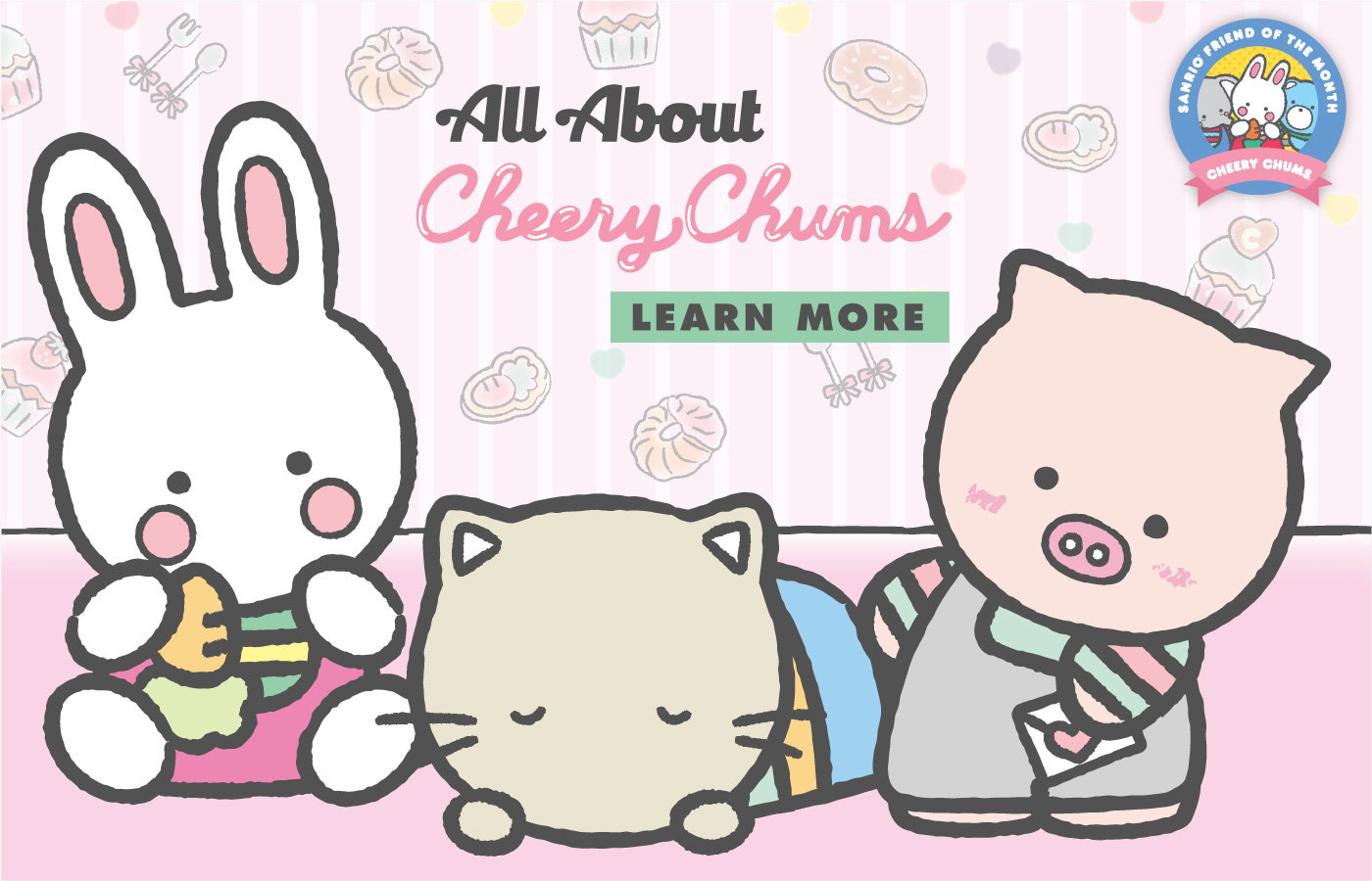 Hello Kitty: Cheery Chums is July's Sanrio Friend of the Month