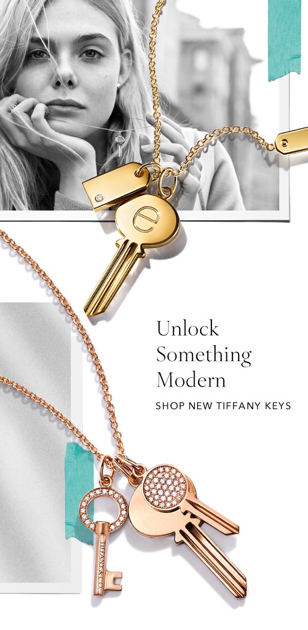 tiffany modern key ring