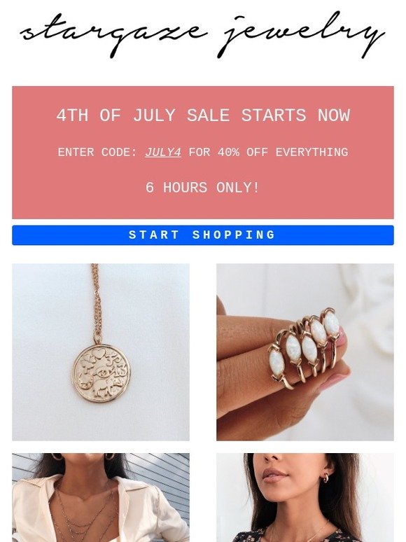 ❤ 4th OF JULY SALE STARTS NOW! 💙