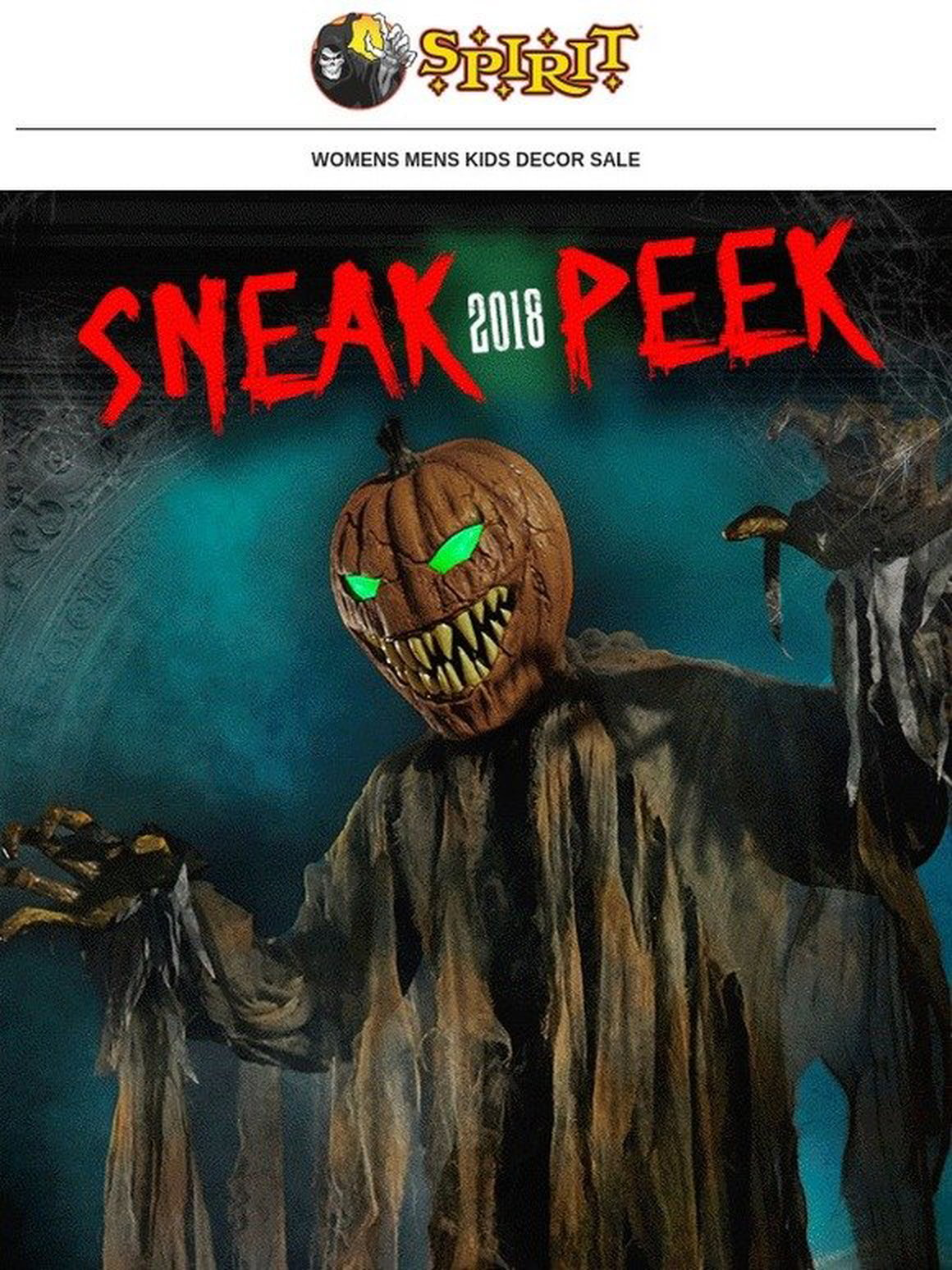 Spirit Halloween: Exclusive Sneak Peek: Pumpkin Patch Prowler 🎃 | Milled
