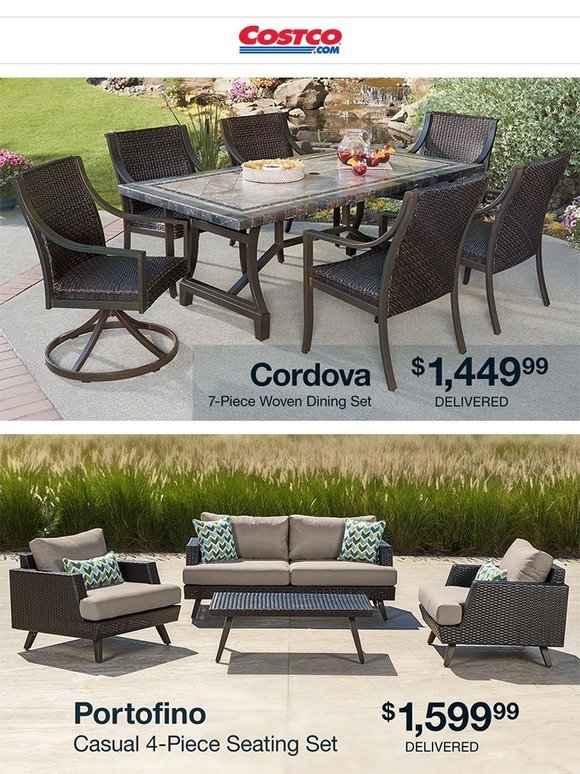Costco Make the Most of Your Summer! Shop TopRated Patio Furniture Delivered to Your Home