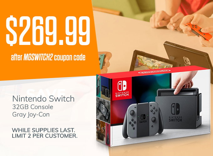 coupons on nintendo switch