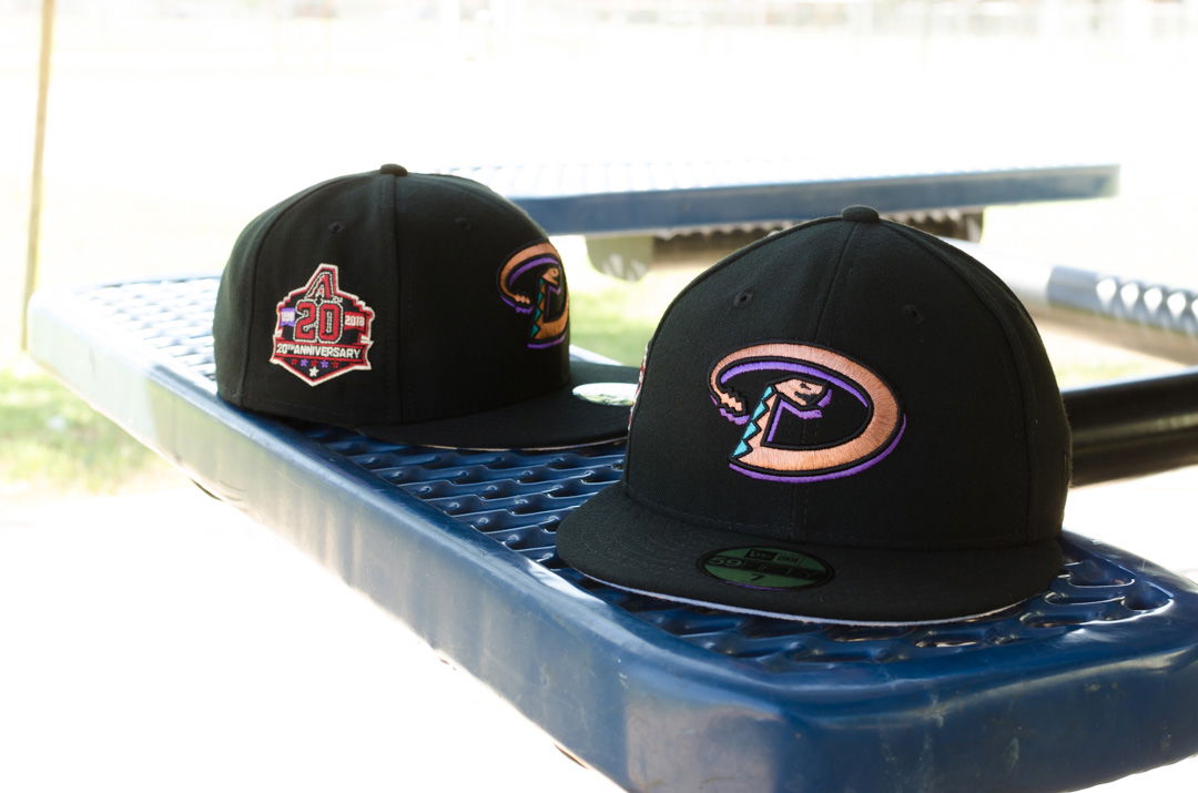 New Era Arizona Diamondbacks Inaugural Season 1998 Iced Sneaky Two Tone  Edition 59Fifty Fitted Hat, EXCLUSIVE HATS, CAPS