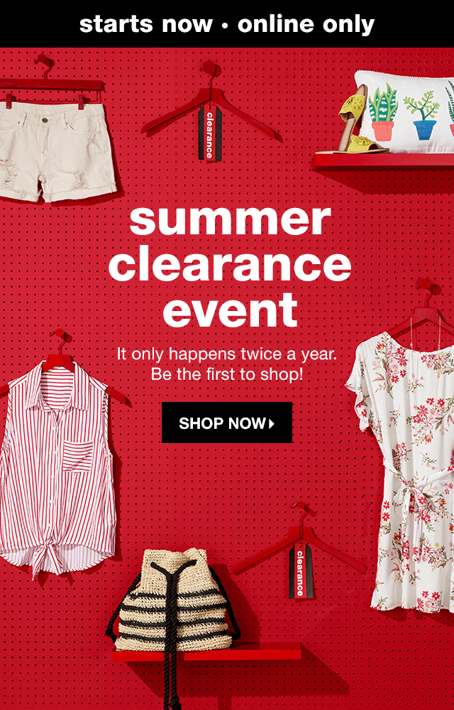TJ Maxx: Online & in store NOW! The Clearance Event.