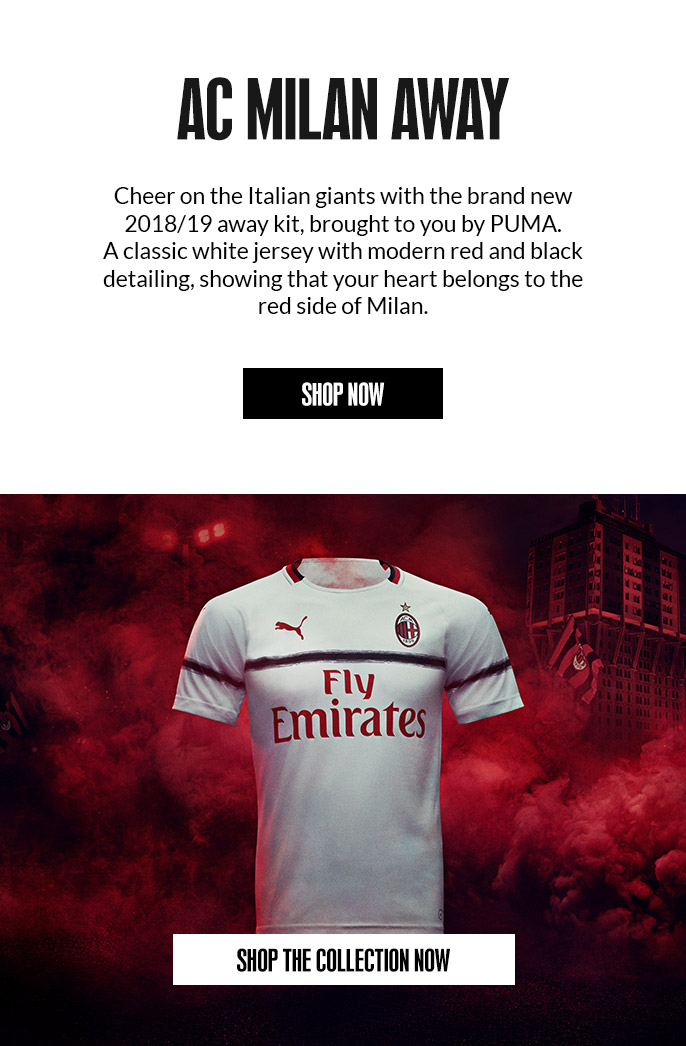 Sportsdirect Com The New Ac Milan Away Kit 2018 19 Milled