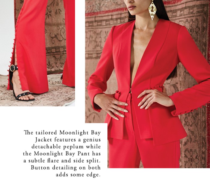 sass and bide red suit