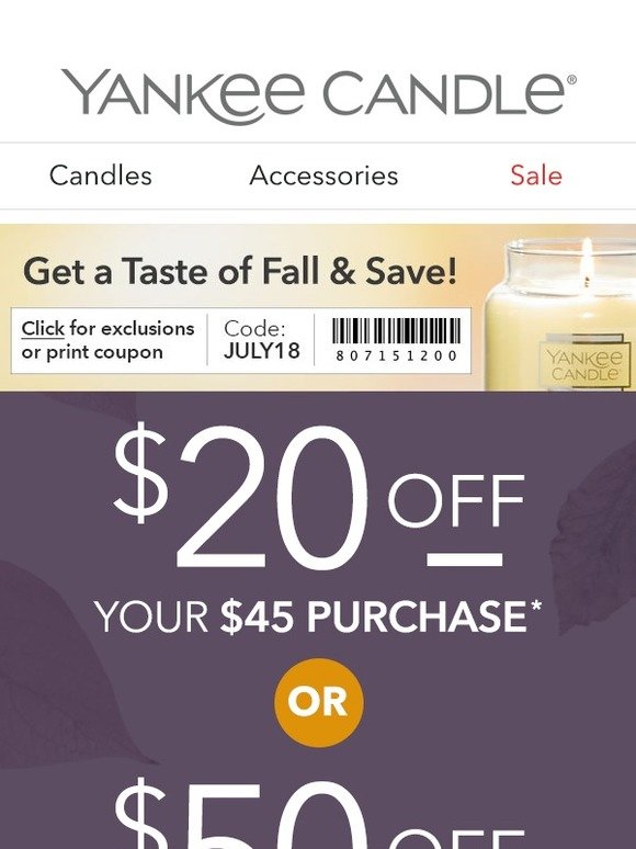 Yankee Candle Company 50 Off • Coupon & Code Inside! Milled