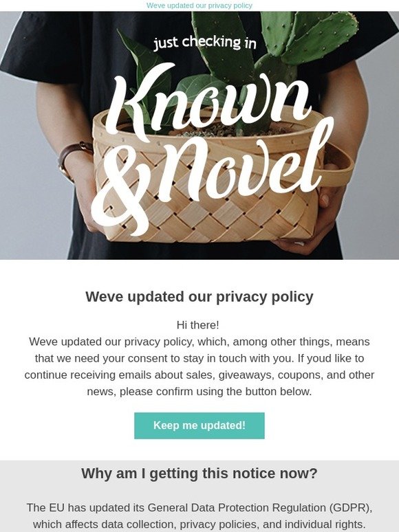 Stay connected with us