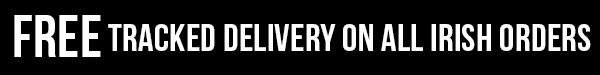Free Tracked Delivery on all Irish orders