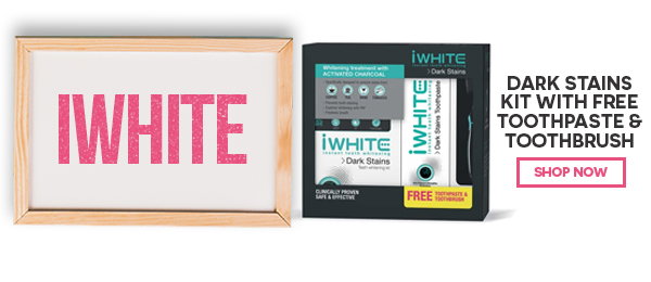iWhite Dark Stains Kit with FREE Toothpaste & Toothbrush