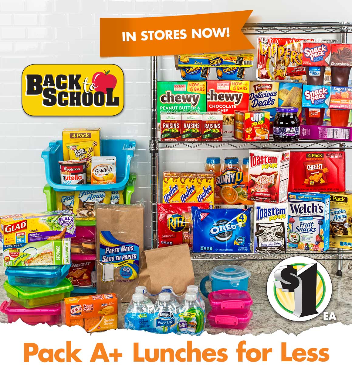 Dollar Tree 1 Ways to Pack Lunches & Backpacks... Milled