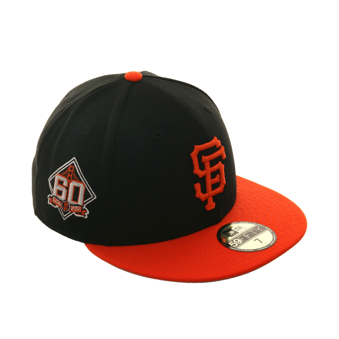 New Era 59FIFTY Black Soutache San Francisco Giants Hat - Black, Orange Black / 7 1/4